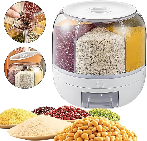 360 Degree Rotating Dry Food Dispenser